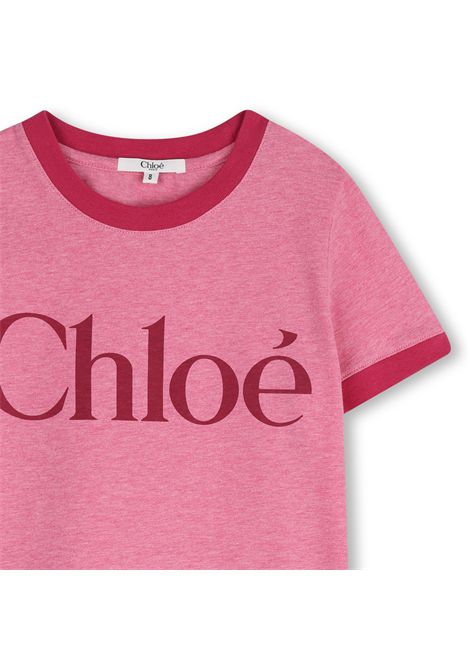 T-shirt con logo CHLOE' KIDS | C20854F04